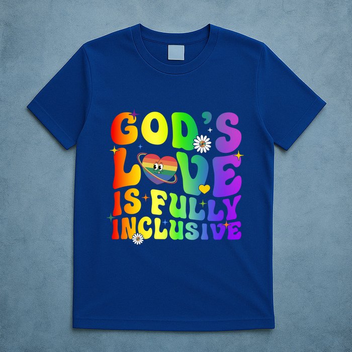 GodS Love Is Fully Inclusive Christian Jesus Lgbt Pride Meaningful Gift T-Shirt