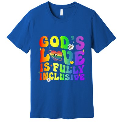 GodS Love Is Fully Inclusive Christian Jesus Lgbt Pride Meaningful Gift Premium T-Shirt
