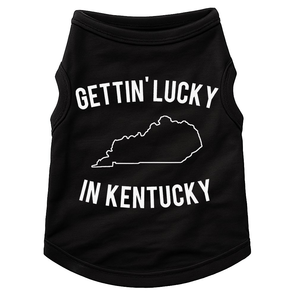 Gettin Lucky In Kentucky Doggie Tank