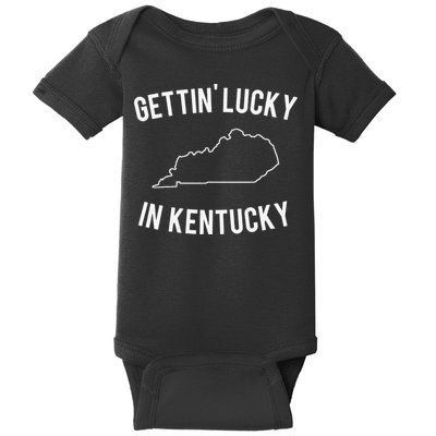 Gettin Lucky In Kentucky Baby Bodysuit