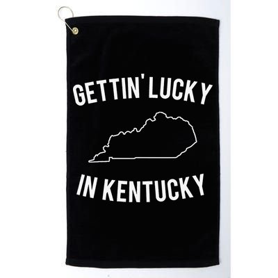 Gettin Lucky In Kentucky Golf Towel