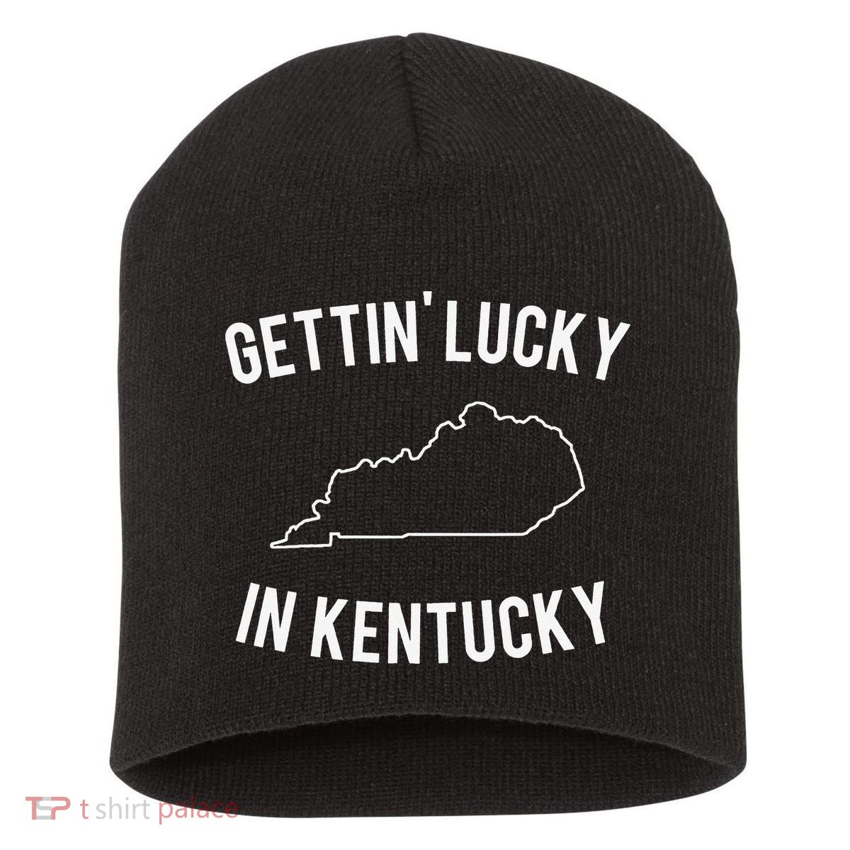 Gettin Lucky In Kentucky Short Acrylic Beanie