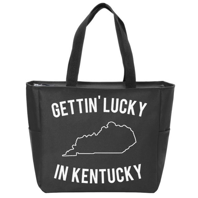 Gettin Lucky In Kentucky Zip Tote Bag