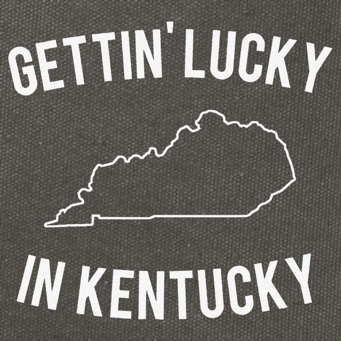 Gettin Lucky In Kentucky Cotton Canvas Backpack