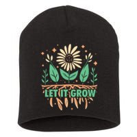 Gardeners Let It Grow Funny Garden Gardening Short Acrylic Beanie