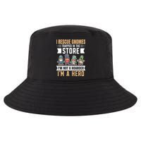 Garden Lover I Rescue Gnomes Not A Hoarder A Hero Gardener Cool Comfort Performance Bucket Hat