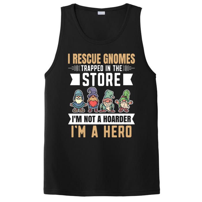 Garden Lover I Rescue Gnomes Not A Hoarder A Hero Gardener PosiCharge Competitor Tank