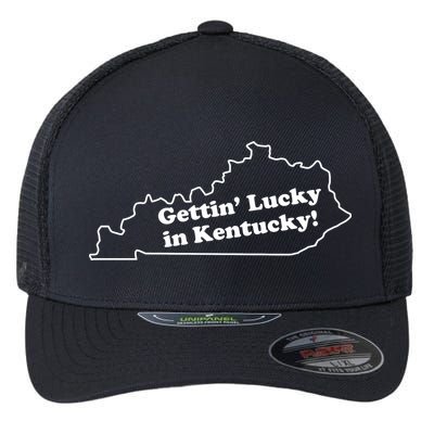 Gettin Lucky In Kentucky Cool Lucky In Kentucky Flexfit Unipanel Trucker Cap