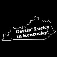 Gettin Lucky In Kentucky Cool Lucky In Kentucky Flatbill Hat