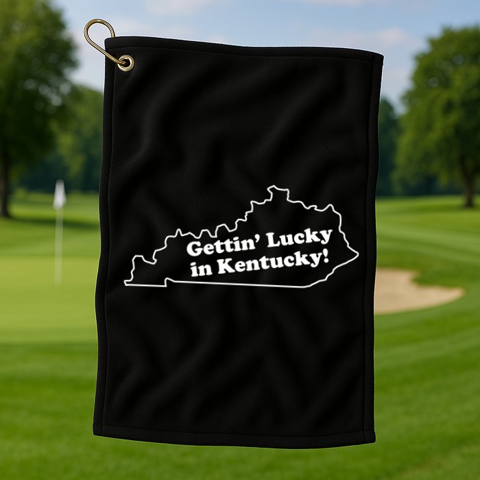 Gettin Lucky In Kentucky Cool Lucky In Kentucky Golf Towel