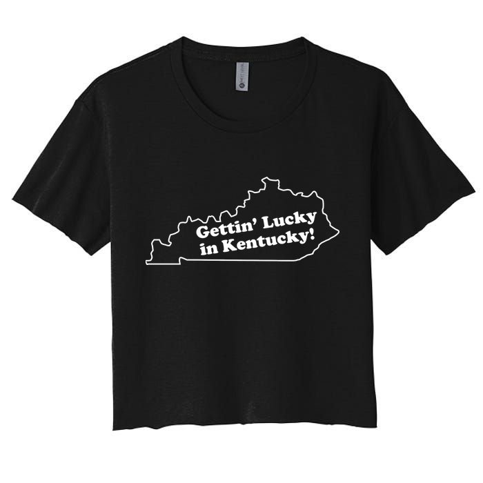Gettin Lucky In Kentucky Cool Lucky In Kentucky Crop Top