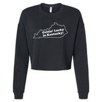 Gettin Lucky In Kentucky Cool Lucky In Kentucky Cropped Pullover Crew