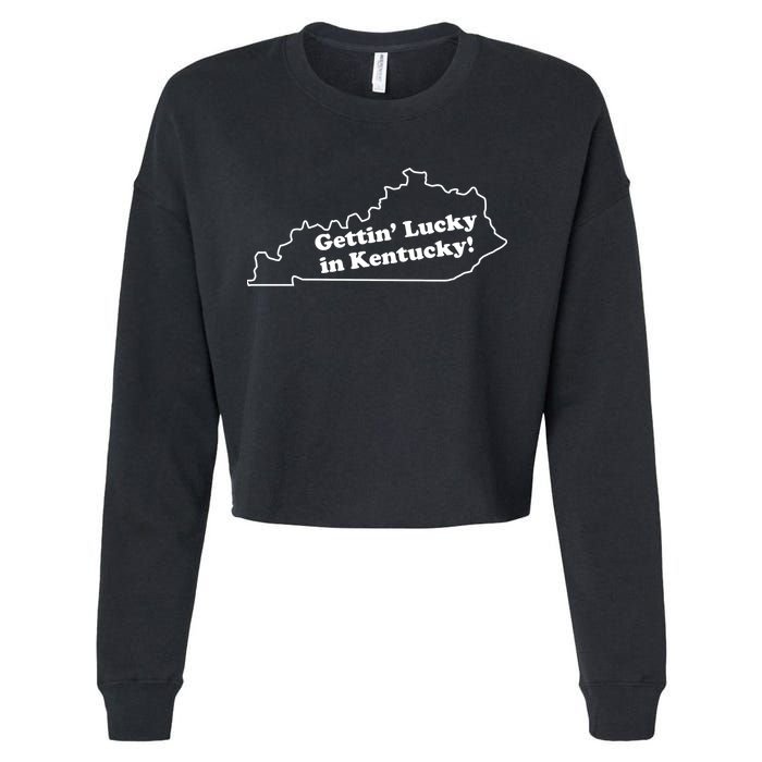 Gettin Lucky In Kentucky Cool Lucky In Kentucky Cropped Pullover Crew