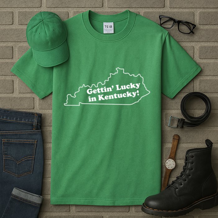 Gettin Lucky In Kentucky Cool Lucky In Kentucky Tall T-Shirt