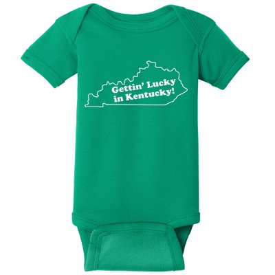 Gettin Lucky In Kentucky Cool Lucky In Kentucky Baby Bodysuit
