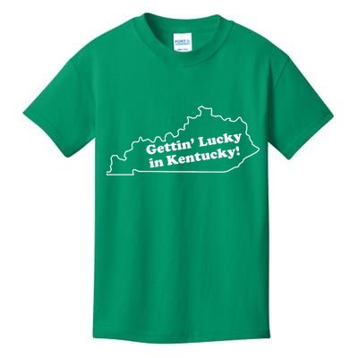 Gettin Lucky In Kentucky Cool Lucky In Kentucky Kids T-Shirt