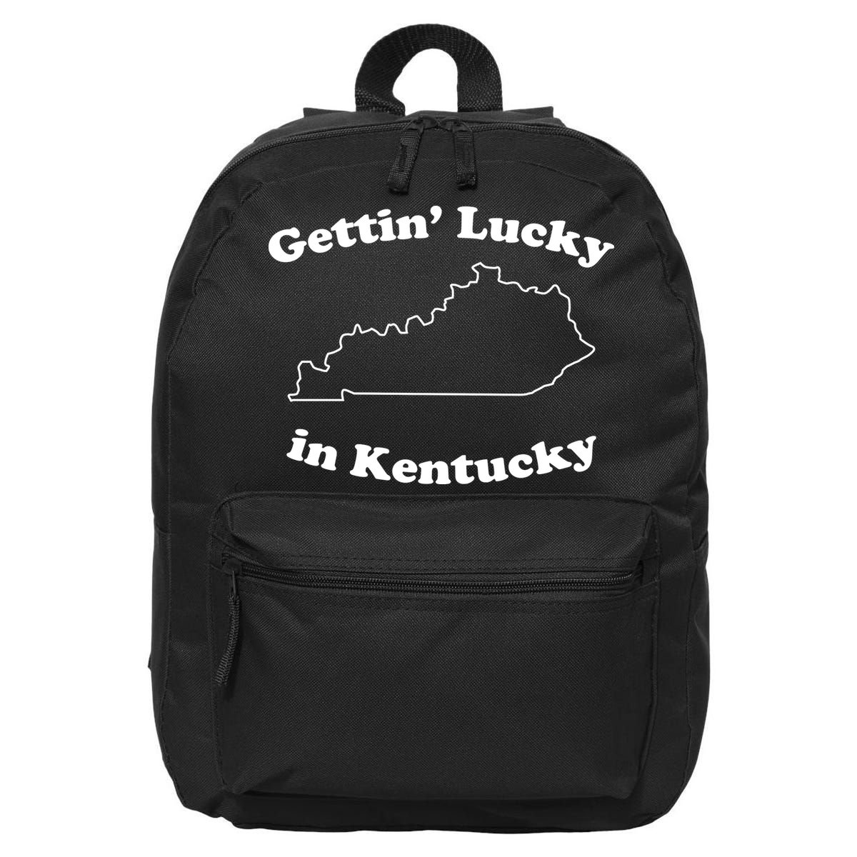 Gettin Lucky In Kentucky Cool Lucky In Kentucky 16 in Basic Backpack