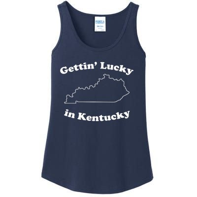 Gettin Lucky In Kentucky Cool Lucky In Kentucky Ladies Essential Tank