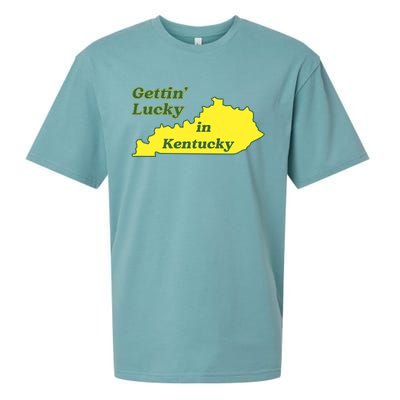 Gettin Lucky In Kentucky Cool Lucky In Kentucky Sueded Cloud Jersey T-Shirt