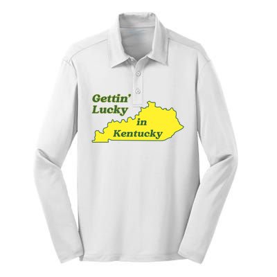 Gettin Lucky In Kentucky Cool Lucky In Kentucky Silk Touch Performance Long Sleeve Polo