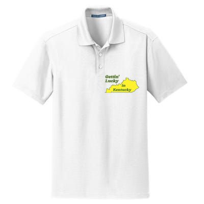 Gettin Lucky In Kentucky Cool Lucky In Kentucky Dry Zone Grid Polo