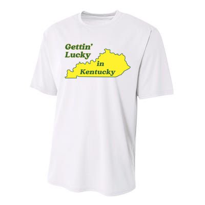 Gettin Lucky In Kentucky Cool Lucky In Kentucky Performance Sprint T-Shirt