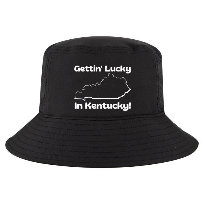 Gettin Lucky In Kentucky Cool Comfort Performance Bucket Hat