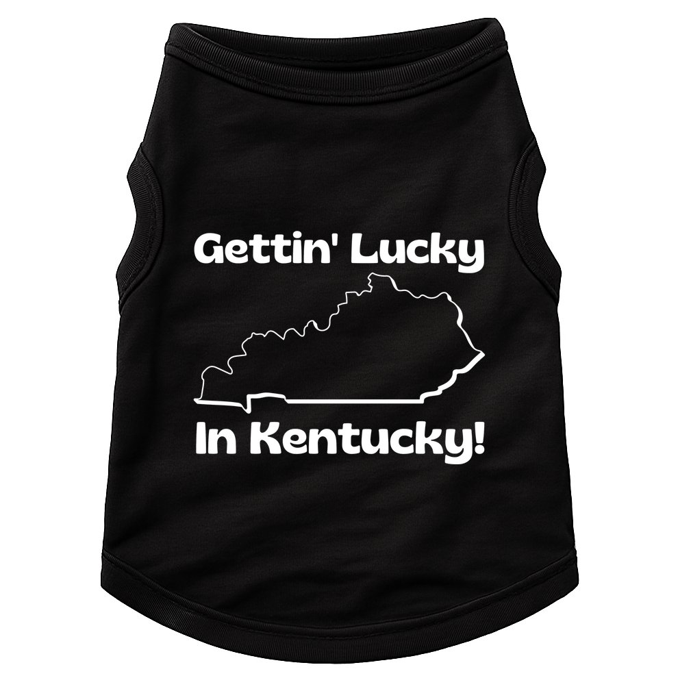 Gettin Lucky In Kentucky Doggie Tank
