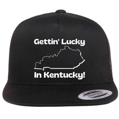 Gettin Lucky In Kentucky Flatbill Hat