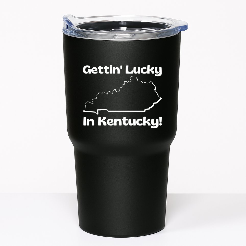 Gettin Lucky In Kentucky Tumbler