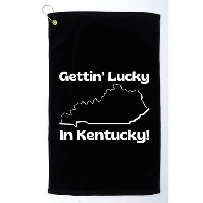 Gettin Lucky In Kentucky Golf Towel