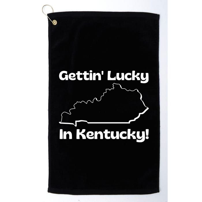 Gettin Lucky In Kentucky Golf Towel