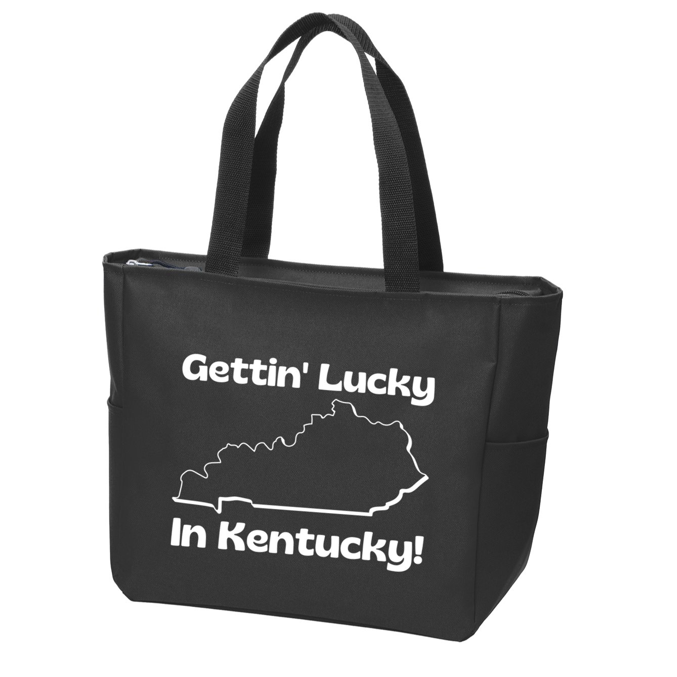 Gettin Lucky In Kentucky Zip Tote Bag