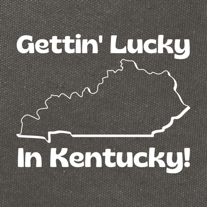 Gettin Lucky In Kentucky Cotton Canvas Backpack