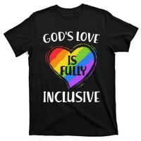 GodS Love Is Fully Inclusive Christian Pride Lgbt T-Shirt