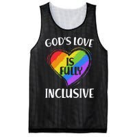 GodS Love Is Fully Inclusive Christian Pride Lgbt Mesh Reversible Basketball Jersey Tank