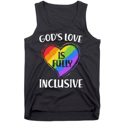 GodS Love Is Fully Inclusive Christian Pride Lgbt Tank Top