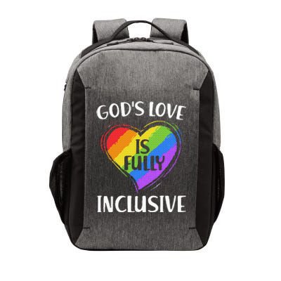 GodS Love Is Fully Inclusive Christian Pride Lgbt Vector Backpack