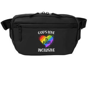 GodS Love Is Fully Inclusive Christian Pride Lgbt Crossbody Pack