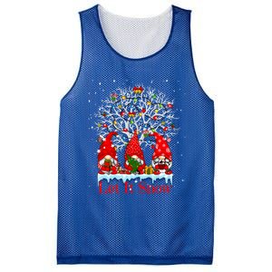 Gnome Let It Snow Christmas Lights Hanukkah Holiday Presents Gift Mesh Reversible Basketball Jersey Tank