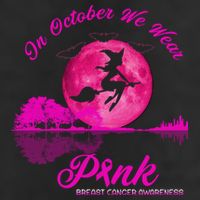 Guitar Lake In October We Wear Pink Breast Cancer Halloween Hat