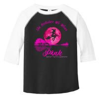 Guitar Lake In October We Wear Pink Breast Cancer Halloween Toddler Fine Jersey T-Shirt