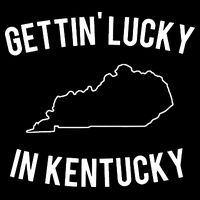Gettin Lucky In Kentucky Drawstring Bag