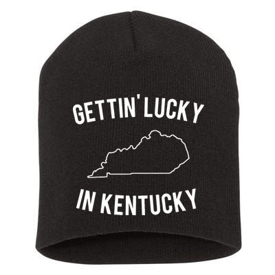 Gettin Lucky In Kentucky Short Acrylic Beanie