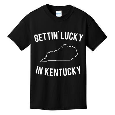 Gettin Lucky In Kentucky Kids T-Shirt