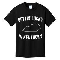 Gettin Lucky In Kentucky Kids T-Shirt
