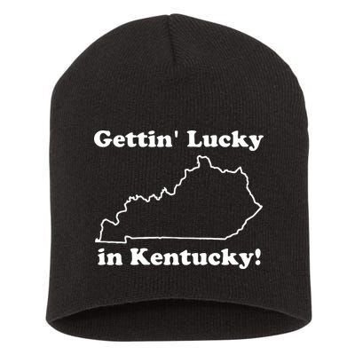 Gettin Lucky In Kentucky Short Acrylic Beanie