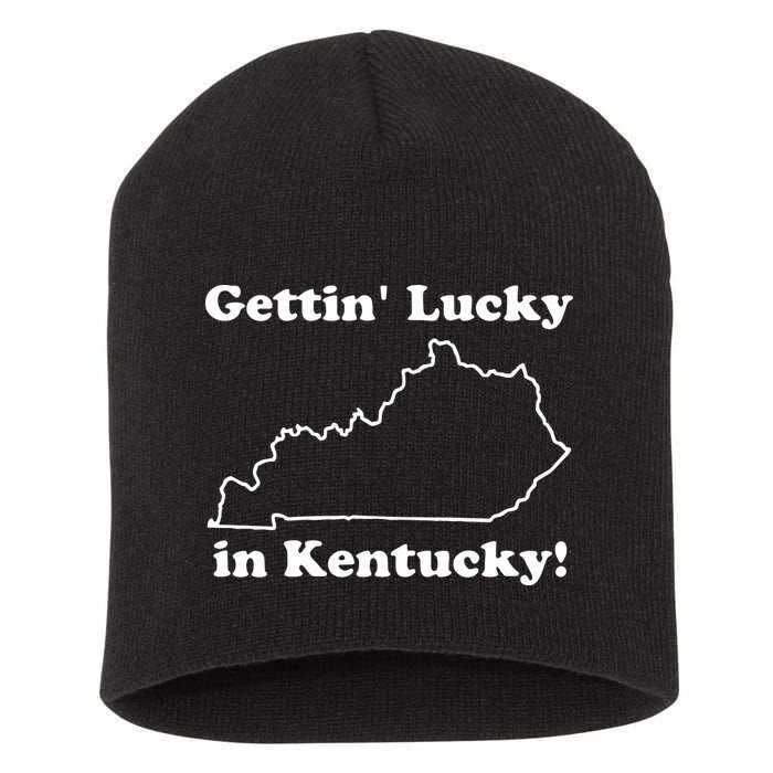Gettin Lucky In Kentucky Short Acrylic Beanie