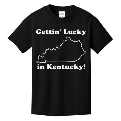 Gettin Lucky In Kentucky Kids T-Shirt