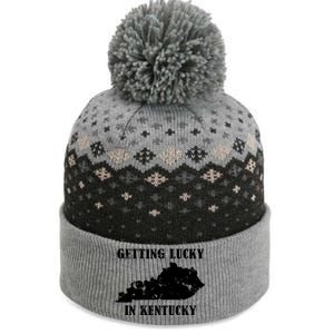 Getting Lucky In Kentucky Distressed Kentucky The Baniff Cuffed Pom Beanie